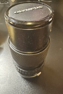 Olympus Zuiko 75-150mm f/4.0 OM zoom lens.  Plus Carry Case