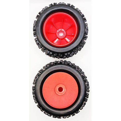 Neumático Monster Truck/Truggy/Escalador Integy 2 piezas montado en rueda de plato naranja C22869 Foto 3 de 4