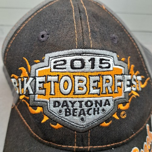 Biketober Feast 2015 Daytona Beach Hat Adjustable Biker Motorcycle - Picture 2 of 8