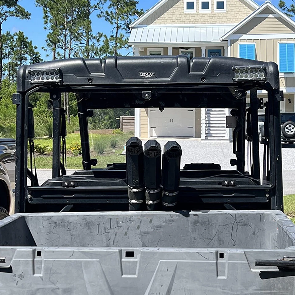 Parabrisas trasero UTV para Polaris Ranger tamaño mediano 500/570/570 doble/EV 2017-2025 Foto 2 de 4