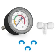 Water Pressure Gauge 160 PSI Parts for Water Filters / Reverse Osmosis RO System