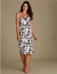 black strappy nightdress