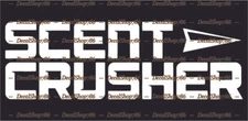 Scent Crusher - Scent Elimination - Car/SUV Vinyl Die-Cut Peel N' Stick Decals