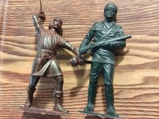 Vintage collectible Soviet figurines-Soldiers of medieval wars made in the USSR