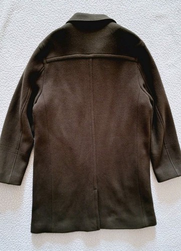 VINCE Men's Virgin Wool Blend Heavy Knit Coat In Brown Sz L Org $995 - Picture 13 of 22