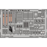 MW22 Eduard FE401 Albatros D.V Weekend 1/48 Zoom Set For Eduard