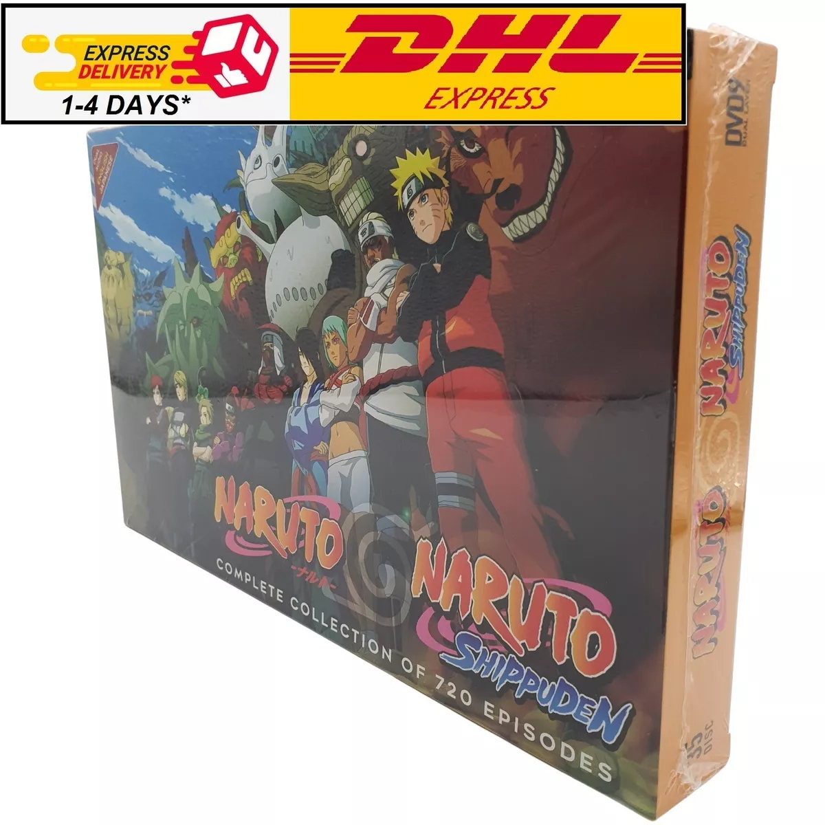 Naruto Shippuden DVD & Naruto Tv Series DVD Complete Animation 1-720 Episode