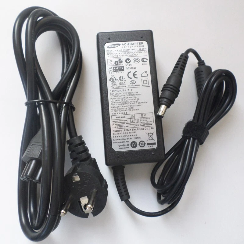 Genuine AC Adapter Charger For Samsung NP300E5C NP300E5C-A02US NP300E5C-A03US - Image 2 of 4