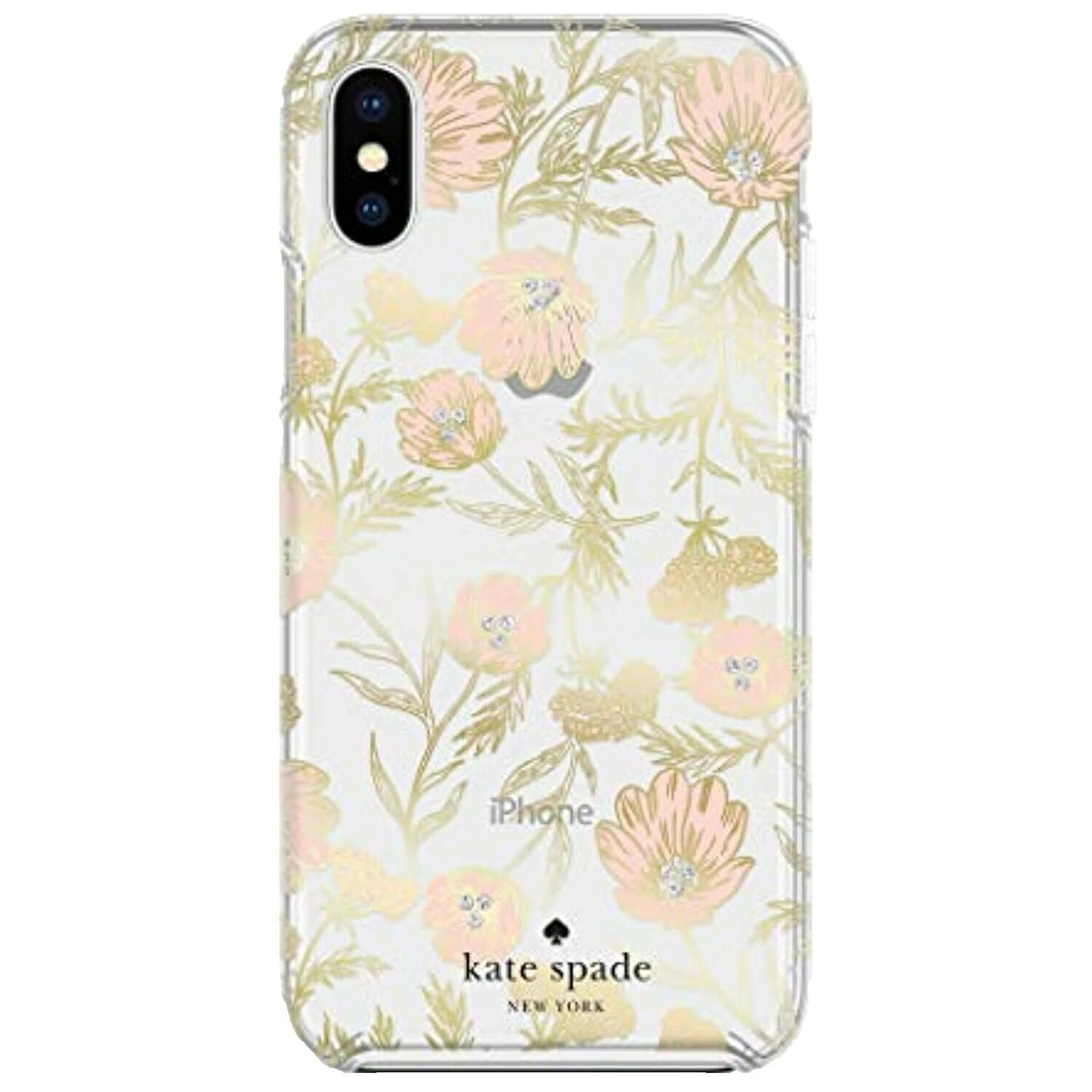 Kate Spade New York plata Estuches, fundas y cubiertas para teléfonos celulares