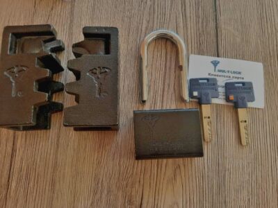 MUL-T-LOCK ''C-10'' /Interactive + / Hochsicherheits-Vorhängeschloss Mit Haspe