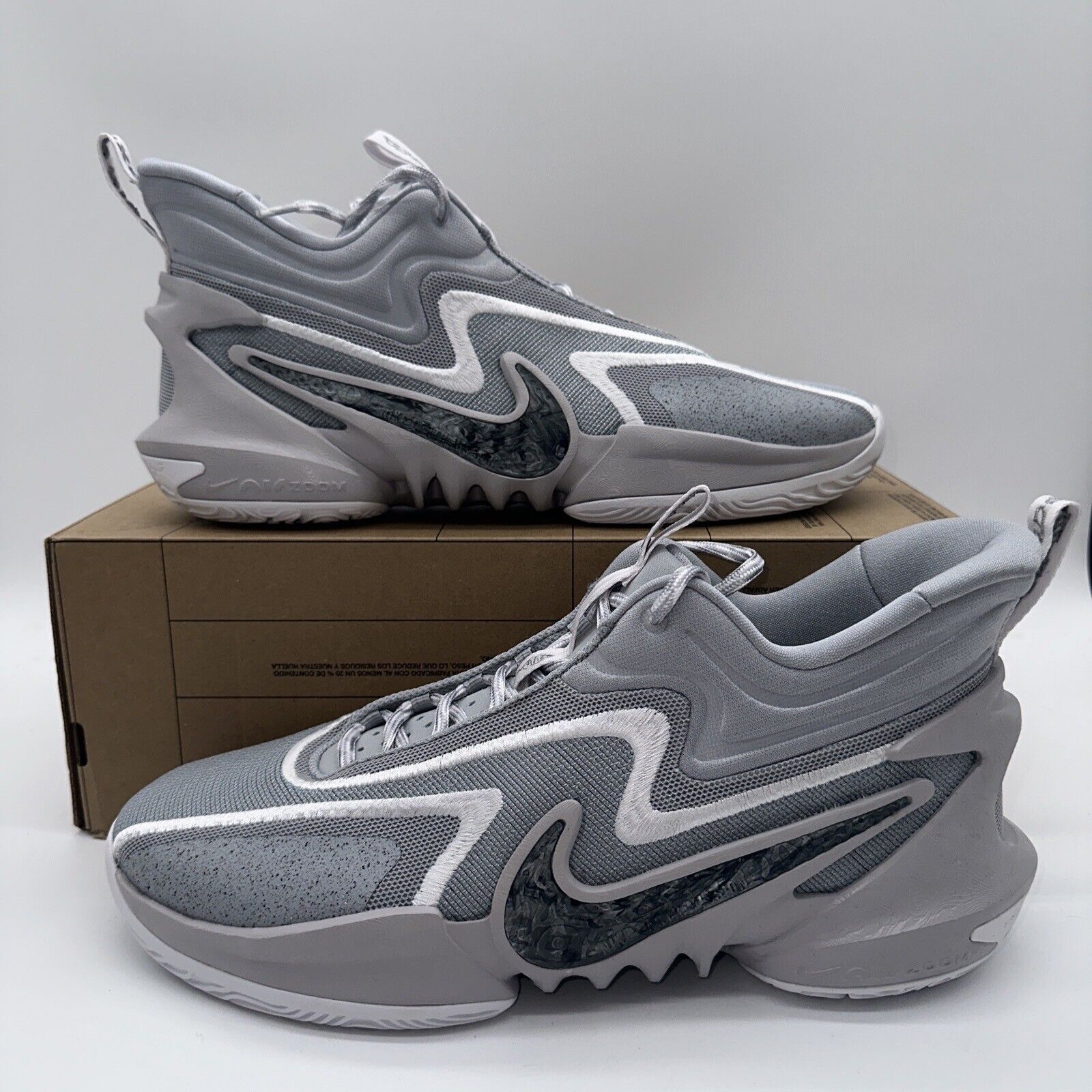 Nike Cosmic Unity 2 TB Promo Wolf Серый Белый черный DX6649-003 sz 14 Мужские