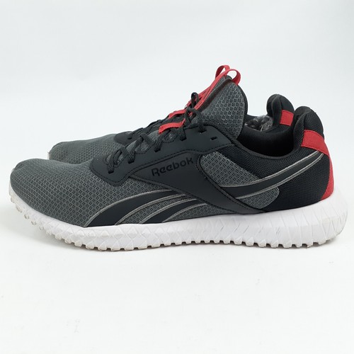 Reebok Flexagon Mens 11 Shoes Running Trainer Mesh FU6607 Grey Red X | eBay