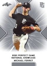 10-Count Lot Michael Forret 2021 Leaf Perfect Game NIKE All-American Rookies