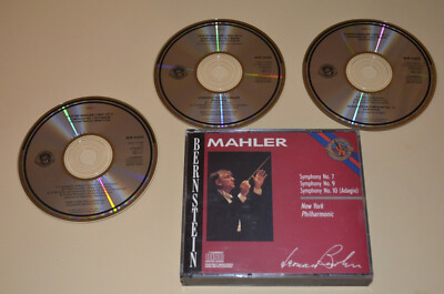 Mahler - Symphony 7,9&10 / Bernstein / CBS 1986 / Made In Japan / 3CD Box / Rar