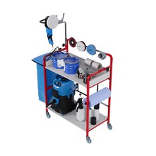 Lackierwagen Lackierständer Arbeitswagen mobil Werkstattwagen Lackierständer