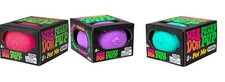 Nee Doh Funky Pup Stress Ball - set of 3. New in Pack and Mint 