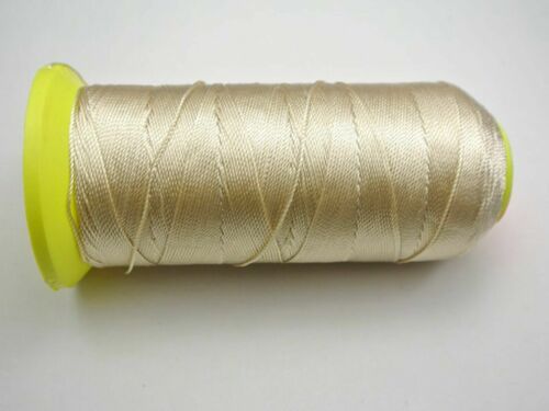 One Spool corda filo perline in nylon beige 210D/12,9,6,3 taglia a scelta - Foto 3 di 6