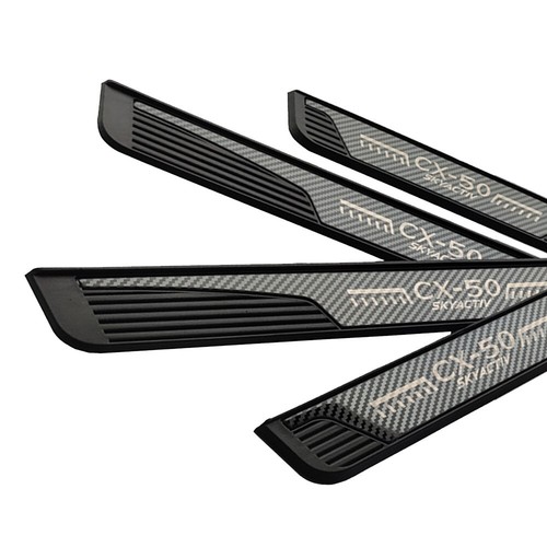 Door Sill Protectors Scuff Plate Trim Strip For Mazda 2023 2024 CX50 Accessories - Picture 10 of 19