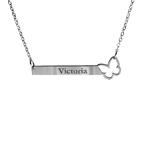 Посеребренные модные ожерелья и кулоны с буквами, цифрами и словами