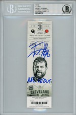 TJ Watt Autografo 9/10/2017 Biglietto Stub NFL Debutto Beckett Slab 34596