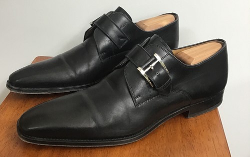 magnanni shoes men Black Leather Top 