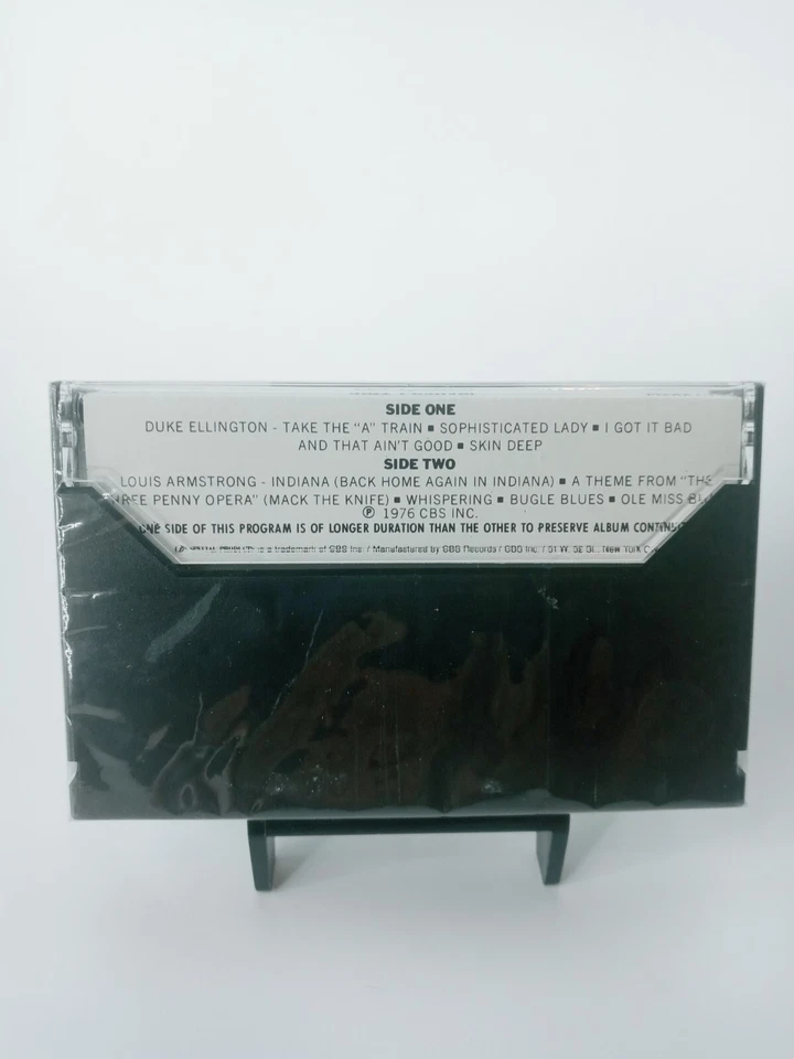 Jazz Festival Duke Ellington/Louis Armstrong Cassette Tape 1976 Sealed NEW - Image 2 of 3