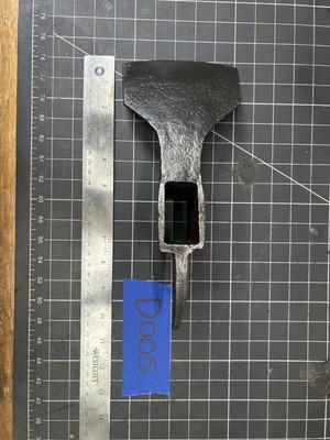 Vintage Adze Axe Head 10.5'' Long Only Head Hand Forged, Made In U.S.A