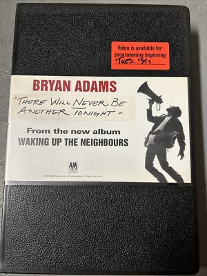 1991 Bryan Adams THERE WILL NEVER BE ANOTHER TONIGHT Promo umatic tape