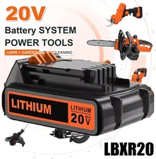 20V 3.0Ah Lithium-Ion Battery for Black  Decker 20 Volt Li-Ion LB20 LBXR20