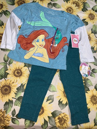 Disney Ariel Little Mermaid Sz 2t Shirt 