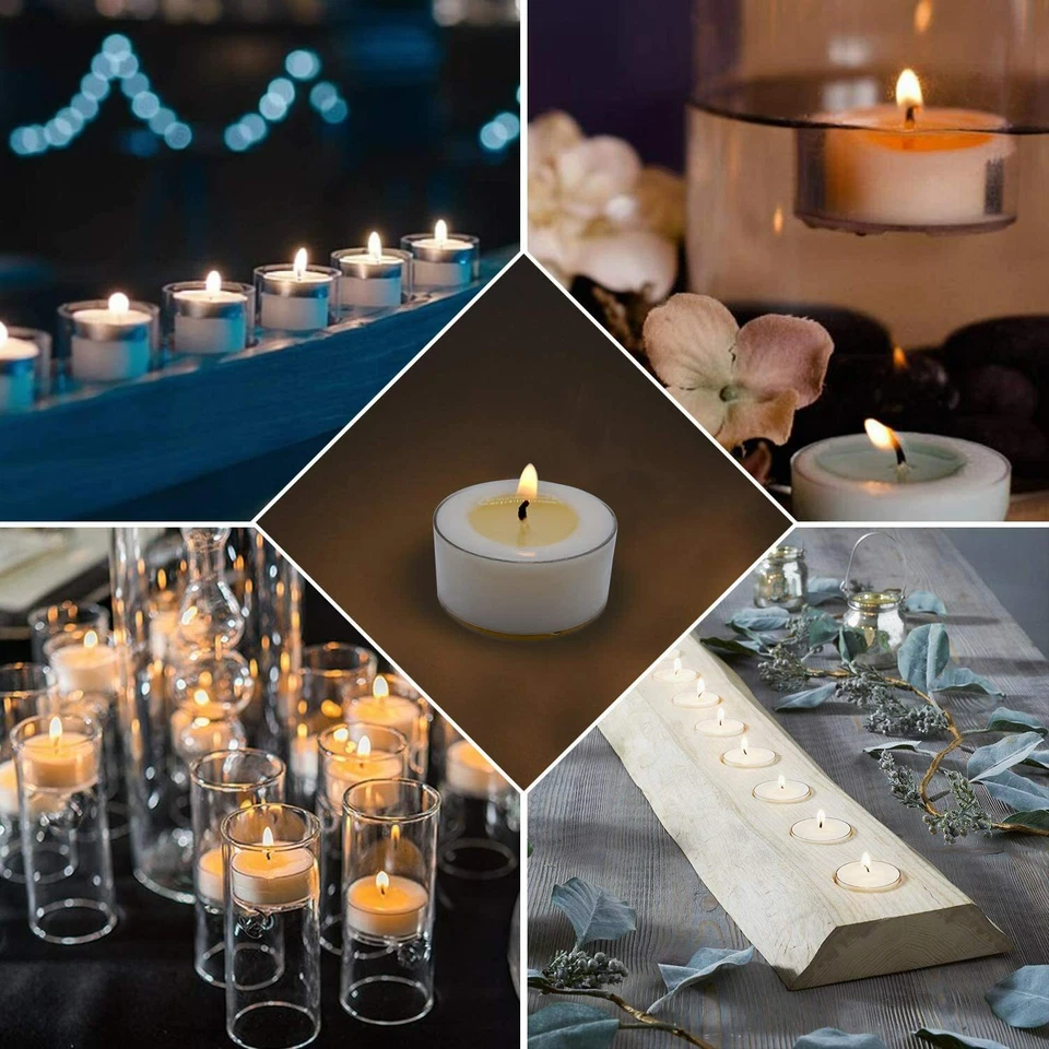 Luces de té 100 % pura cera de abejas cruda velas orgánicas hechas a mano, marfil Foto 4 de 4