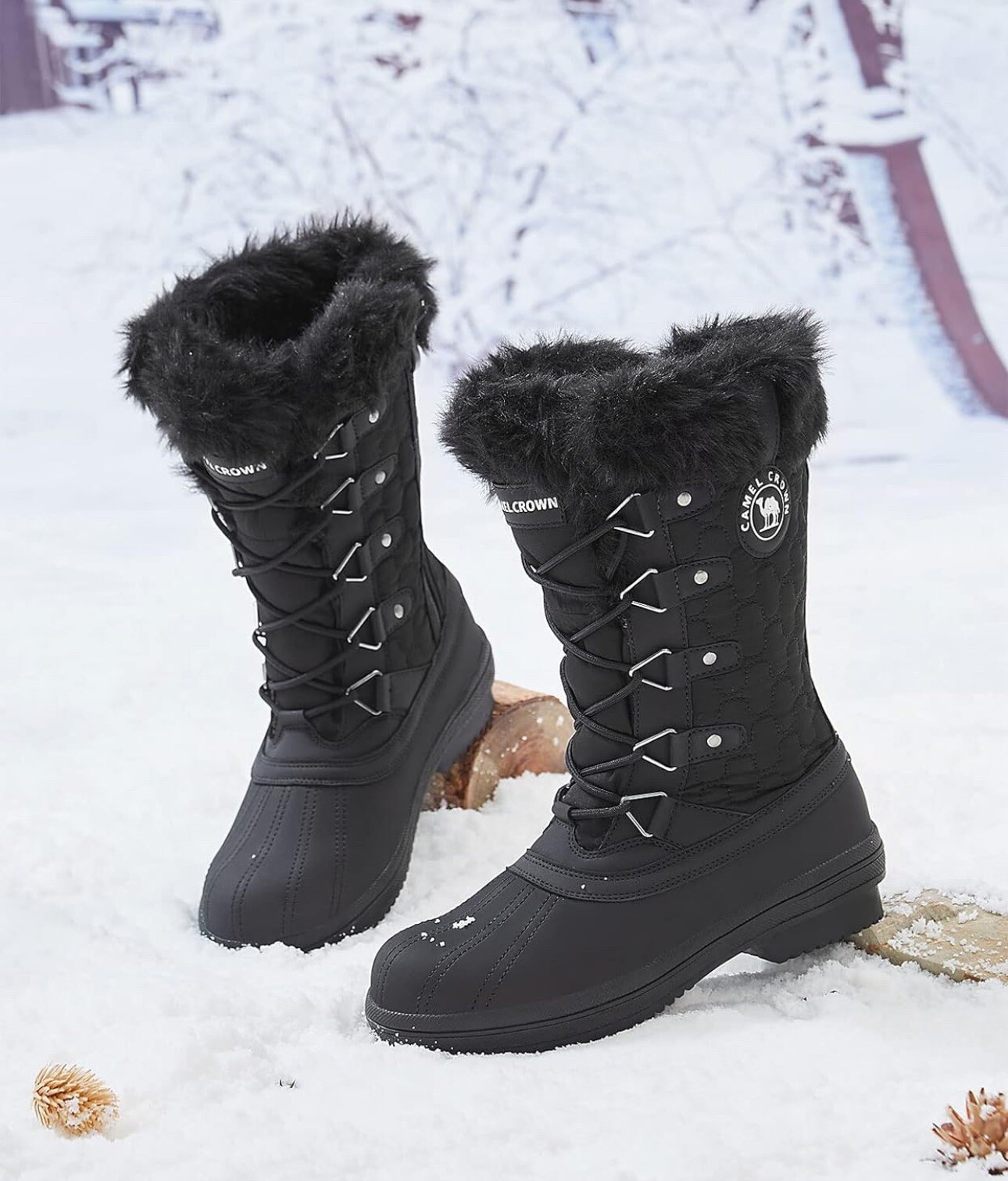 CAMEL CROWN WOMENS SIZE 8.5 MIDCALF BOOTS 📦