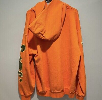 Sp5der WorldWide X Young Thug Orange Beluga Hoodie - NEW Sp5der WorldWide X Young Thug Orange Beluga Hoodie - NEW