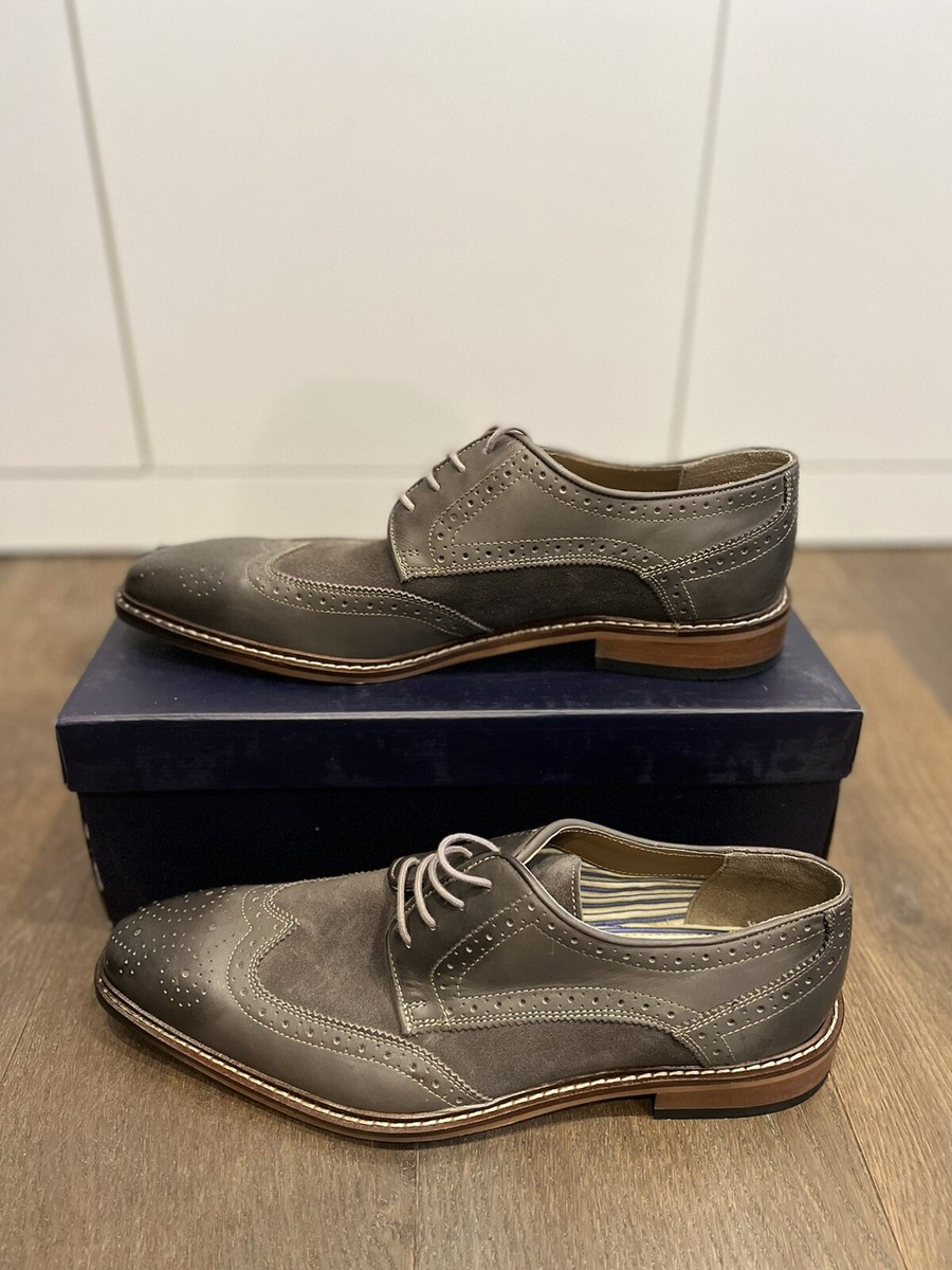 Georgio Brutini Roan Wingtip Oxfords in Gray Giorgio Brutini Wingtip Oxford Giorgio Brutini Men main image 2