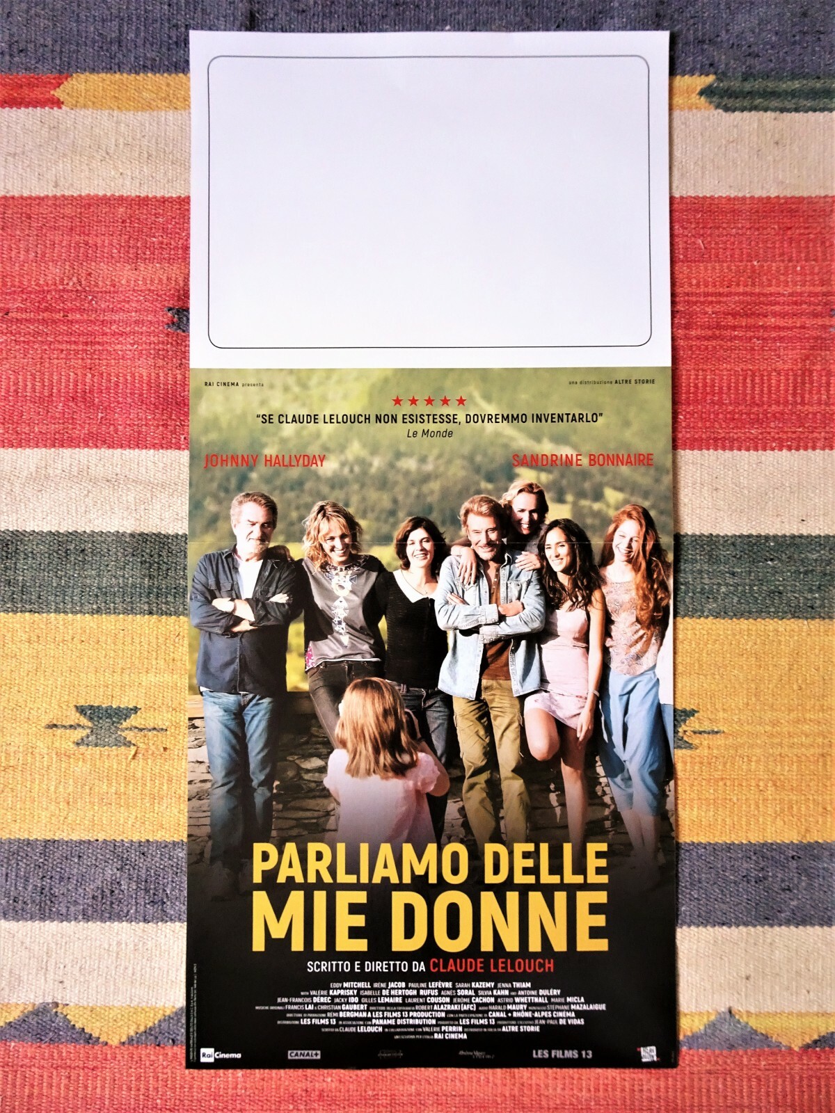 Locandina originale film Parliamo delle mie donne (2014) - Regia di Claude Lelouch
