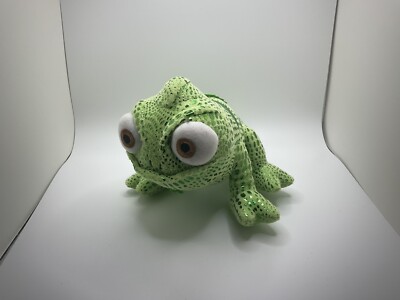 Disney Store Tangled Pascal 7.5  Long Sequin Plush Stuffed Toy