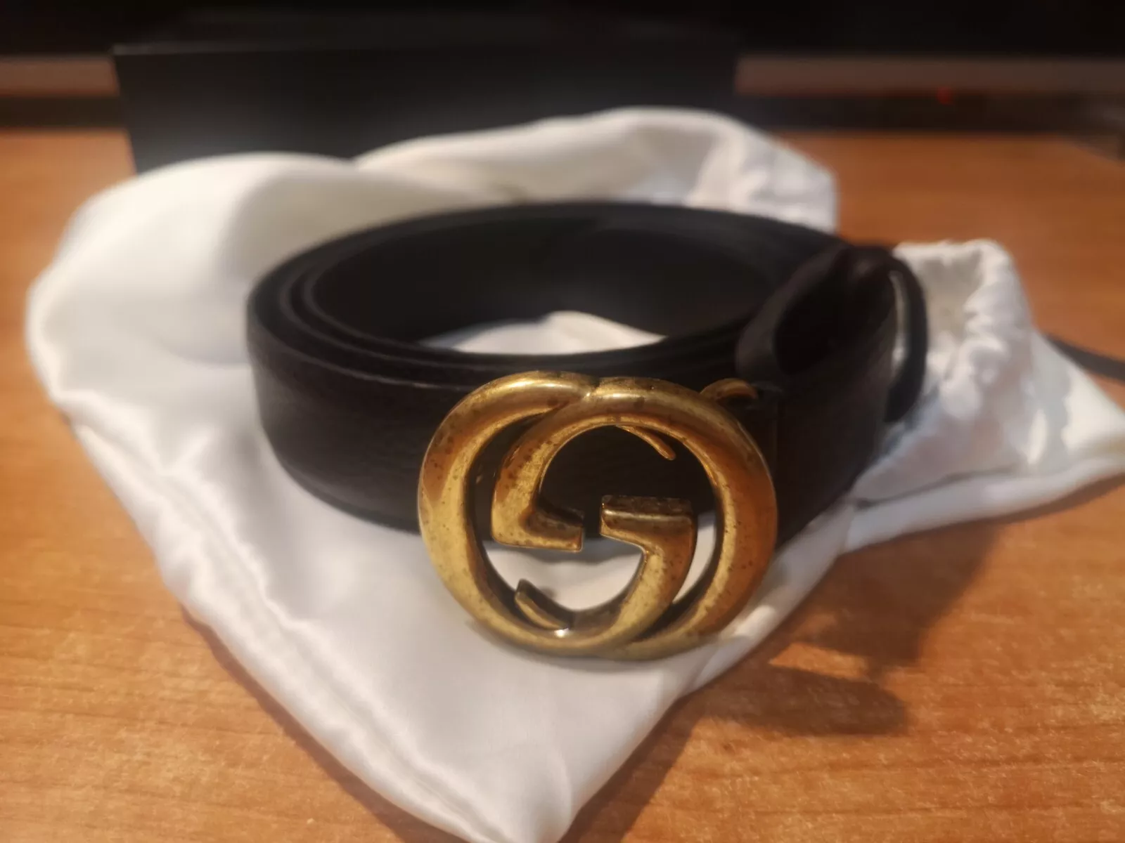 Cintura Gucci Belt calf leather 110 cm vintage limited edition