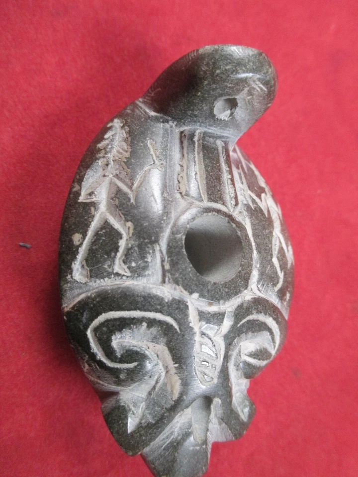 Quemador de incienso cono de piedra de jabón / aromaterapia / Reiki / diseño tallado egipcio Foto 2 de 4