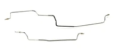 1978-87 Cutlass Prebent Rear Axle Brake Lines Galfan Coated Steel, Pair