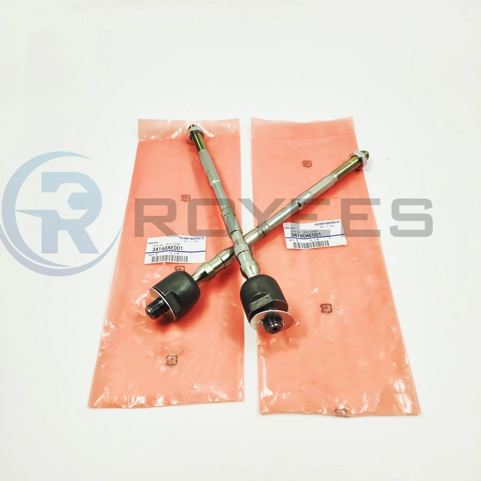 OEM 4pc kit Outer+ Inner Tie Rod Ends For Subaru Forester Impreza Legacy Outback Foto 2 de 4