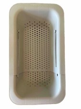 Over the Sink Extendable Colander. New No Box. Length Adjusts To Fit Your Sink.