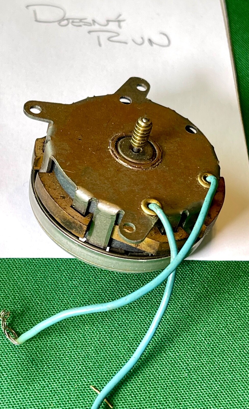 3 Vintage Electric Clock Motors eBay