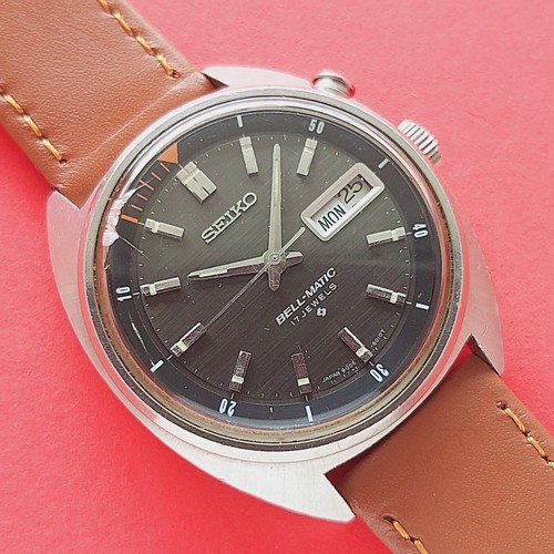 Seiko Bell-Matic watch Alarm 1971 rare 