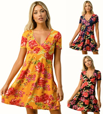 dress that flares from under bust Ladies Fit & Flare Wanderlust Dress PDF Sewing Pattern main image 1