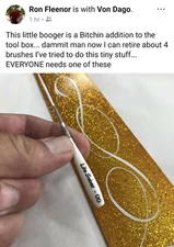 # 00 LITE SABER - Professional "REAL HAIR" - PREMIUM Scrolling Pinstriping Brush