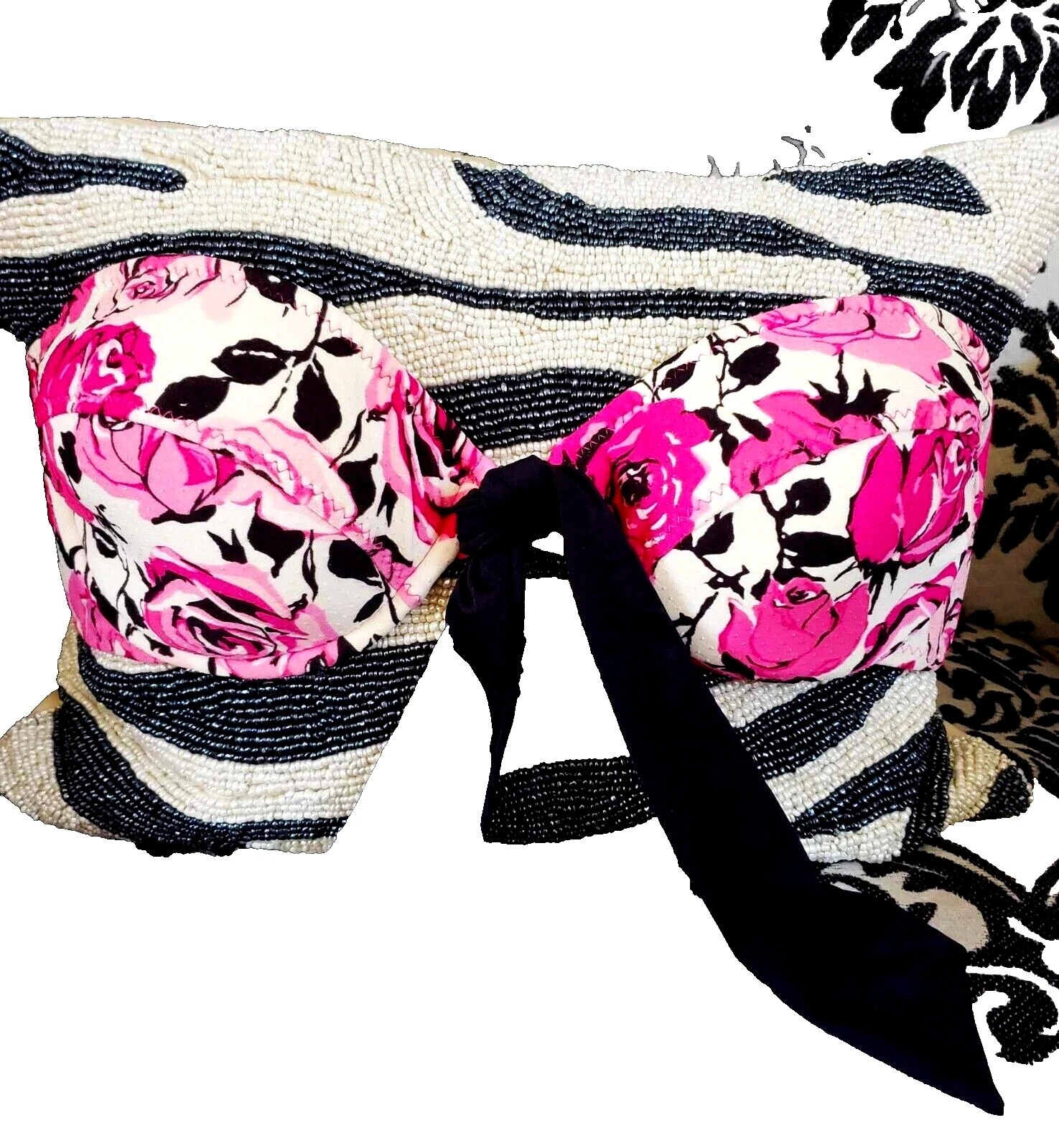 Betsey Johnson Black Top Swimwear for Women