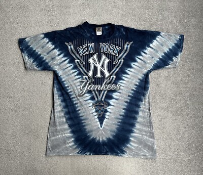LIQUID BLUE NY YANKEES Herren Vintage USA T-Shirt Kurzarm XL