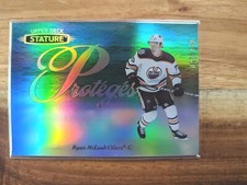 2020 21 Upper Deck Stature Ryan McLeod Rookie Proteges Green Emerald /175 Oilers