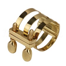 Golden Saxophone Mouthpiece Clip for Tenor Saxophone Mouthpiece Copper
