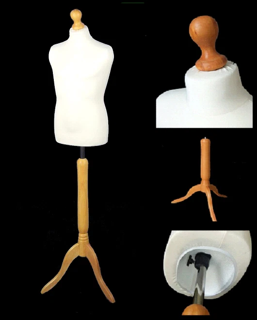 CHILDRENS Dressmaking Mannequin Kids Tailors Bust Display Dummy Dressmakers Shop